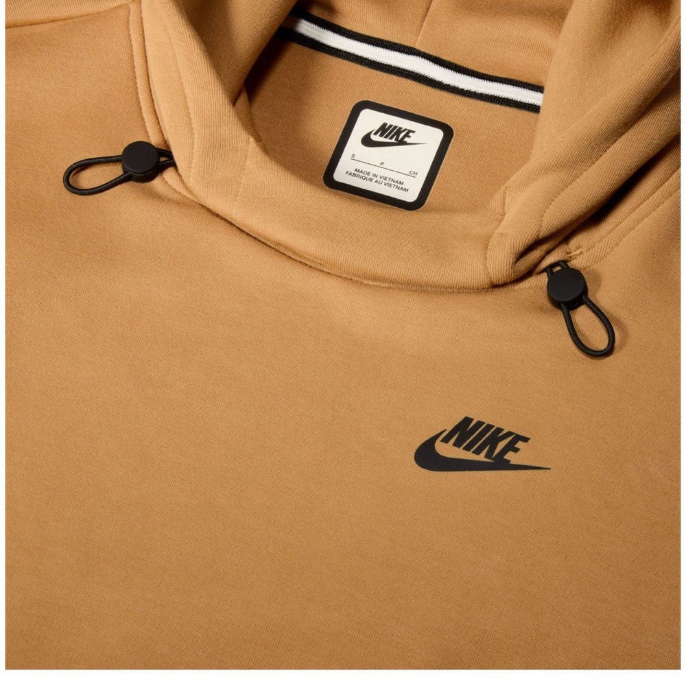 Nike Women’s Tech Fleece Oversized Hoodie in Flax Sz XL NWT - Picture 10 of 12